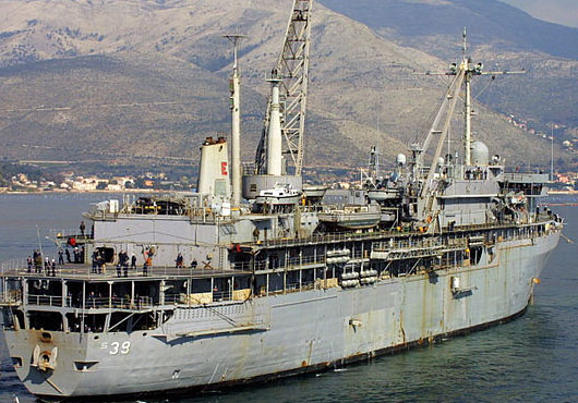 USS Emory S Land Conducts MEDEVAC USS Emory S Land Conducts MEDEVAC