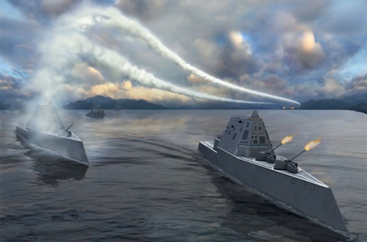 USA Presenting Zumwalt Class Destroyer SITREP